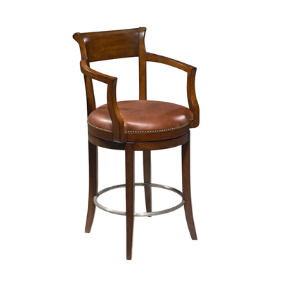 Harden Furniture on Tapestry 877 Leather Bar Stool 877 Tapestry Harden