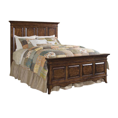 Queen  Discount on Panel Bed   Queen Homecoming Vintage Walnut   Kincaid