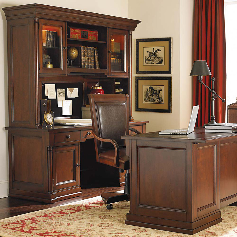 Bassett Credenza with Hutch LOUIS PHILIPPE Sale HOMEOFFICE Hickory Park Furniture Galleries