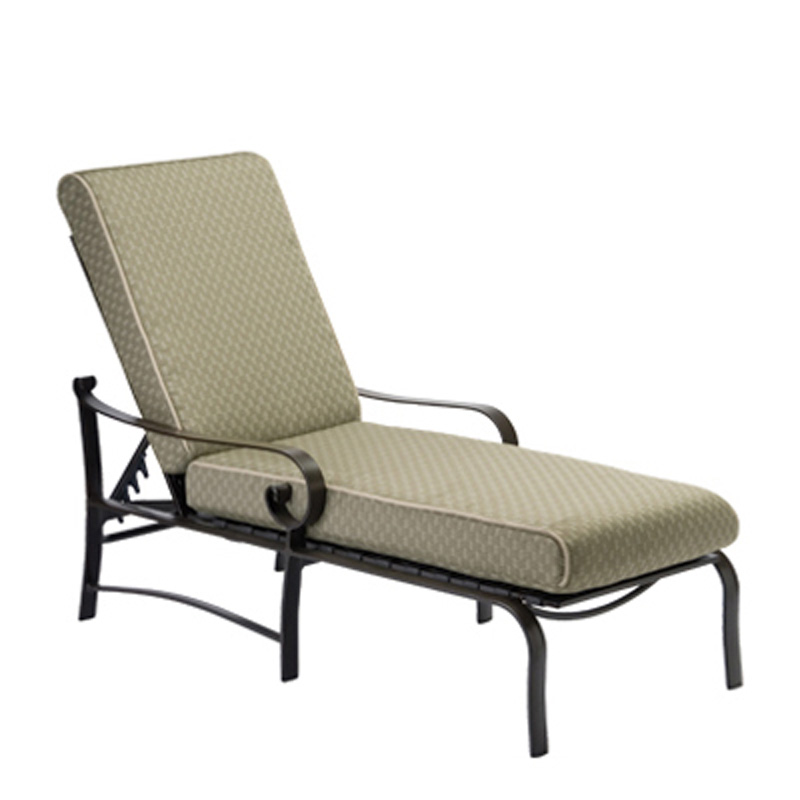 Woodard 690470 Belden Cushion Adjustable Chaise Lounge ...