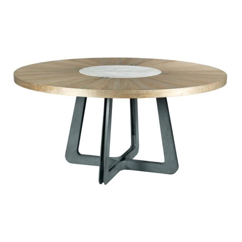 American Drew 700-706R Ad Modern Synergy Concentric Round Dining Table Complete