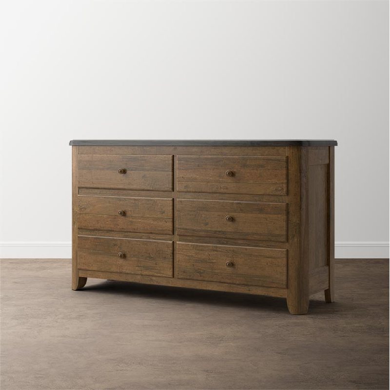 Bassett 2015-0237 Bench Made 6 Drawer Dresser