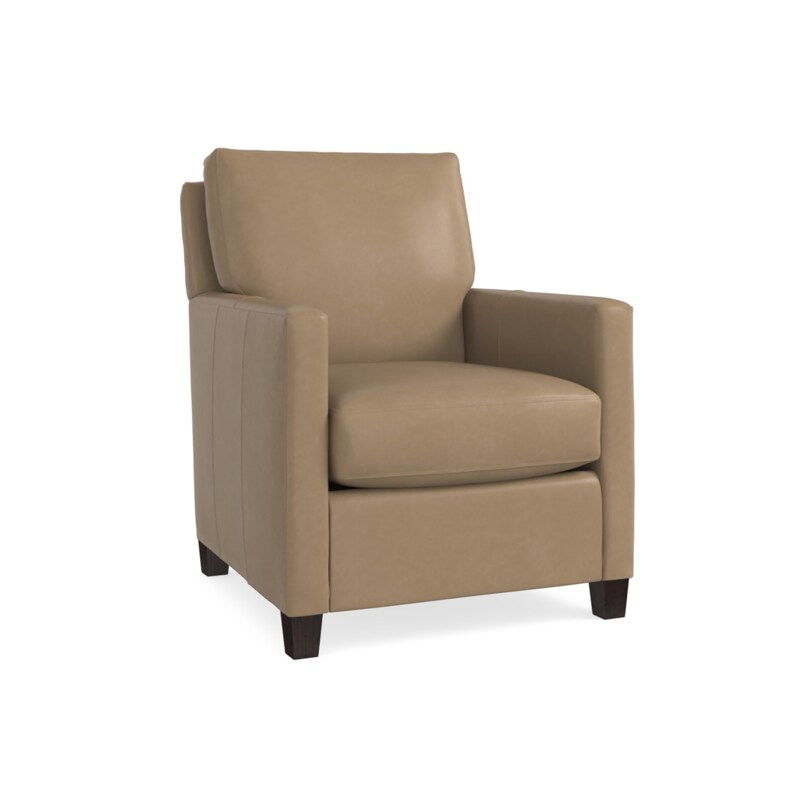 Bassett 1144-02L Trent Leather Accent Chair