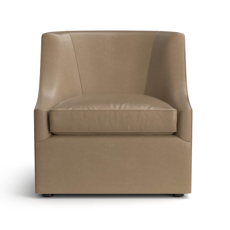 Bassett 1262-02L Sylva Leather Accent Chair