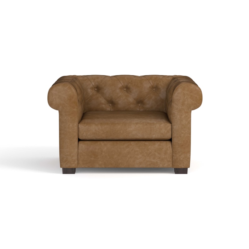 Bassett 3133-12L Jamestown Leather Chair