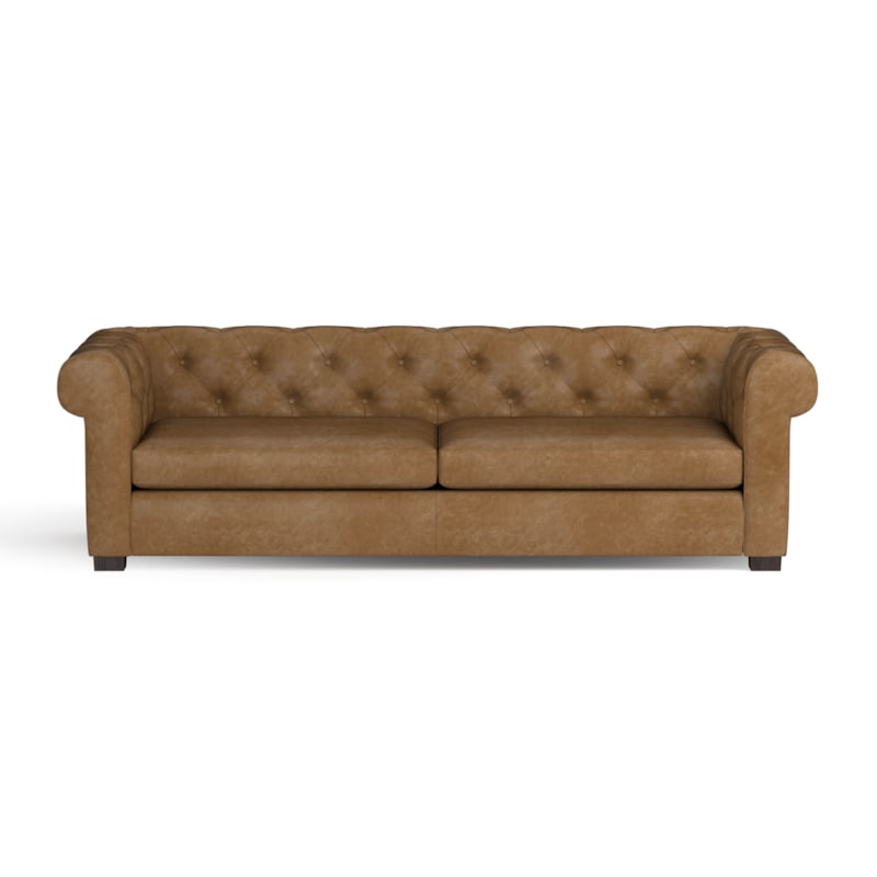 Bassett 3133-62L Jamestown Leather Sofa
