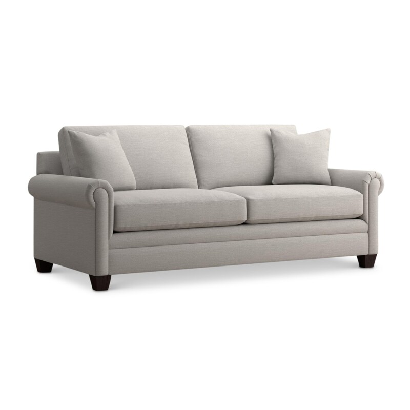 Bassett 3887-62 Carolina Panel Arm Sofa