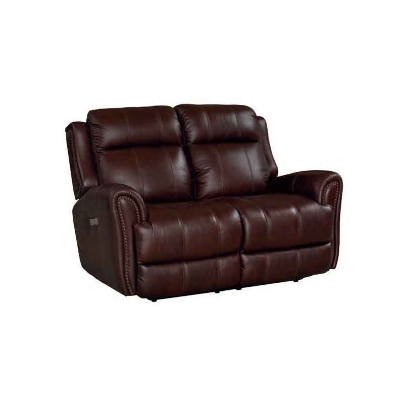 Bassett 3707-P42C Club Level Marquee Motion Loveseat with Power shown in Chocolate