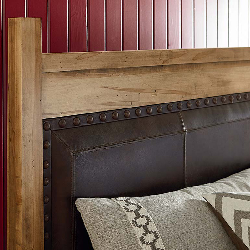 Bassett 2015-K156F Bench Made Upholstered Panel Bed