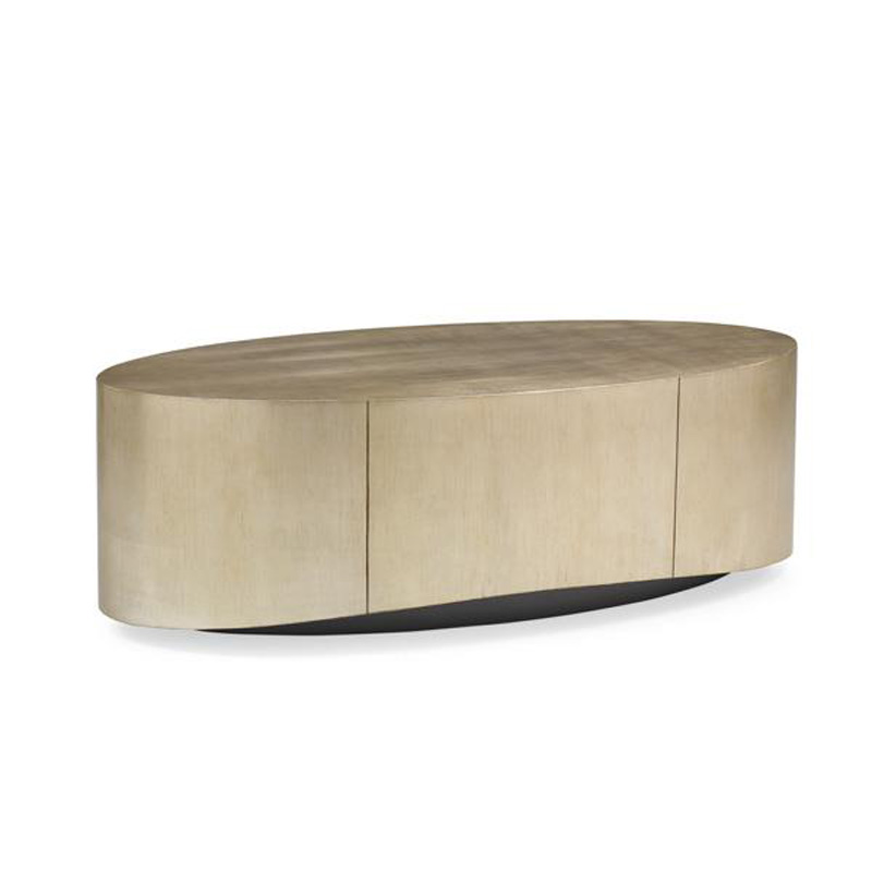 Caracole tra-coctab-012 New Traditional Come Oval Here Occasional Table