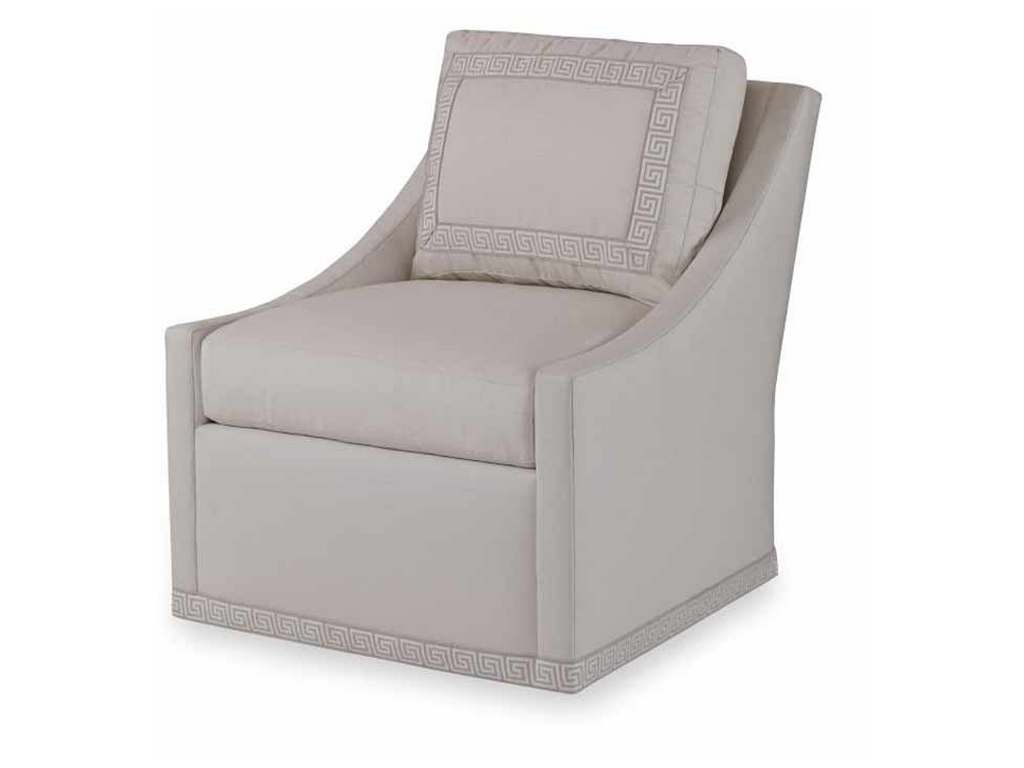 Century D13-103-8 Outdoor Upholstery Dean Outdoor Swivel Chair