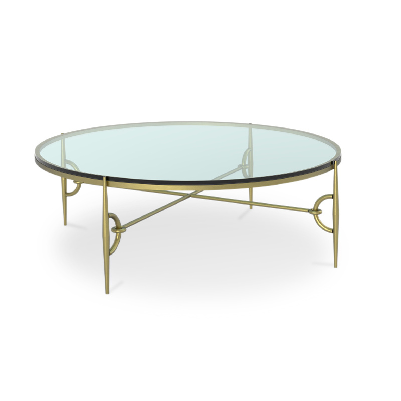 Charleston Forge 6824 Paddock 48 inch Round Cocktail Table
