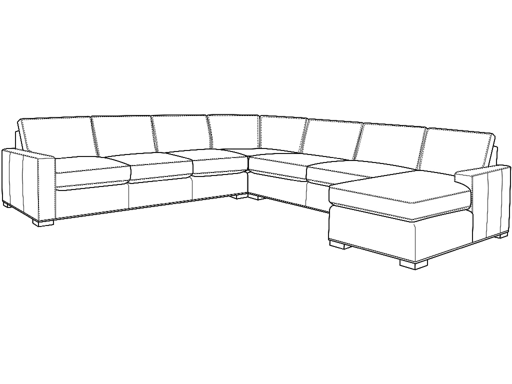 CR Laine L5300  Maxwell Sectional