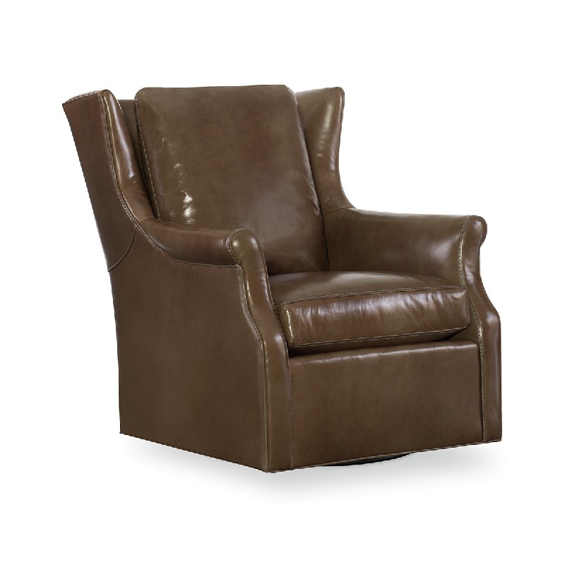 CR Laine L4126-05SW Herringer Leather Swivel Chair