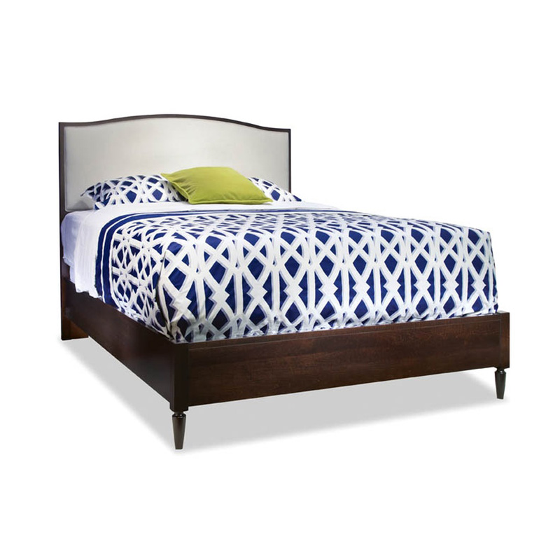 Durham 900-122 Solid Choices Queen Upholstered Arch Top Bed