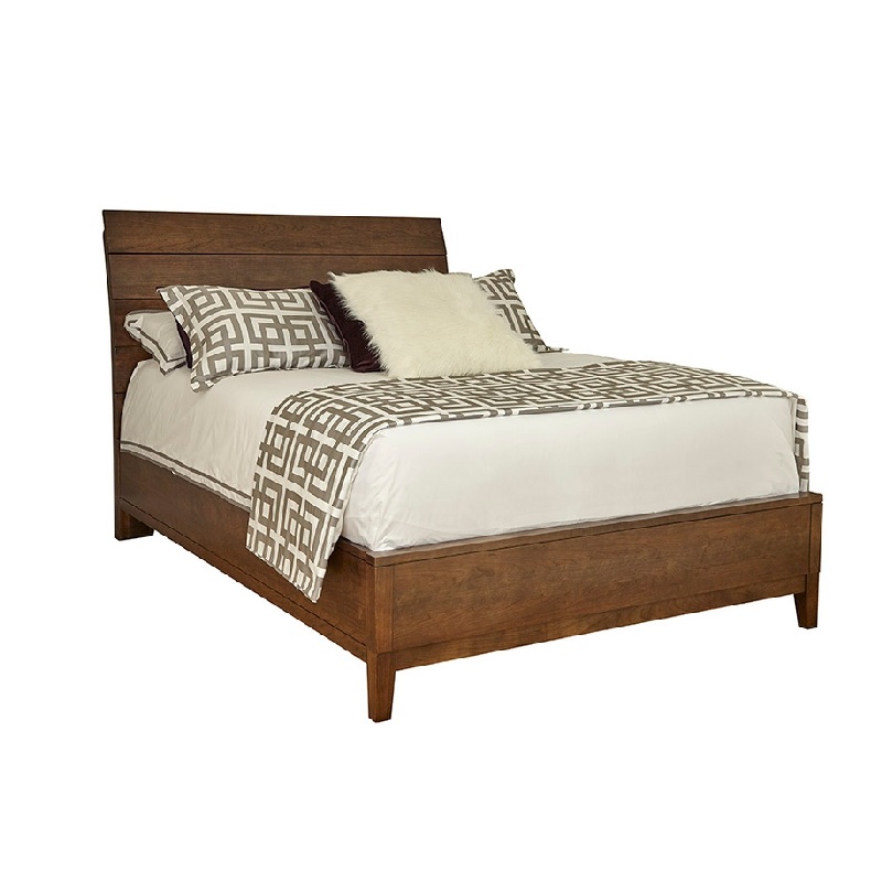 Durham 158-144 Defined Distinction King Wood Plank Bed with Wooden Base