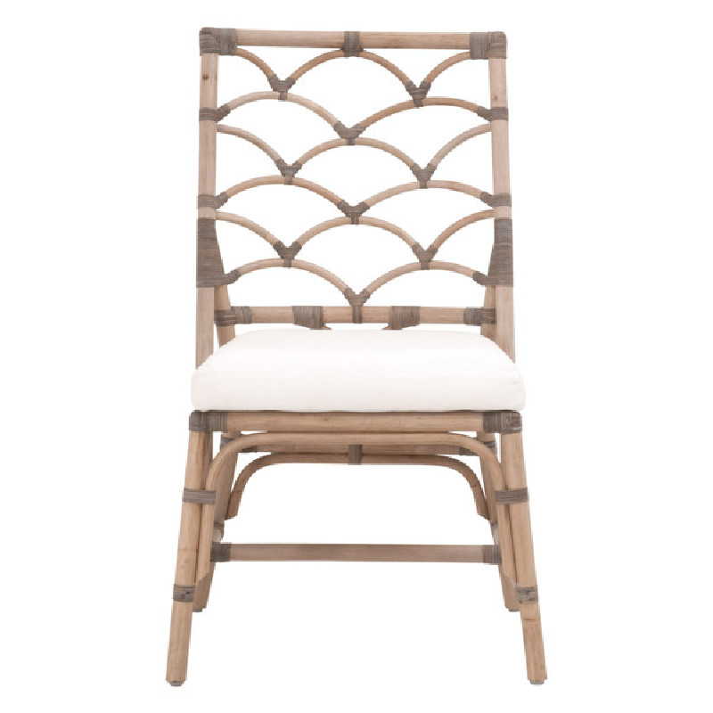 Essentials For Living 3635.MG-MG/BLCH Sel De Mer Crescent Dining Chair