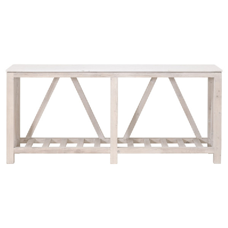 Essentials For Living 8021.WW-PNE/WHTQ Spruce Console Table