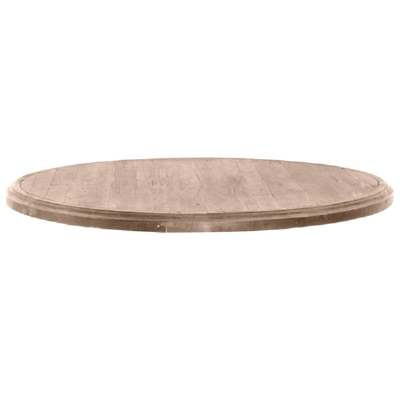 Essentials For Living 8077.SGRY-PNE Bella Antique Bastille 60 inch Round Dining Table Top