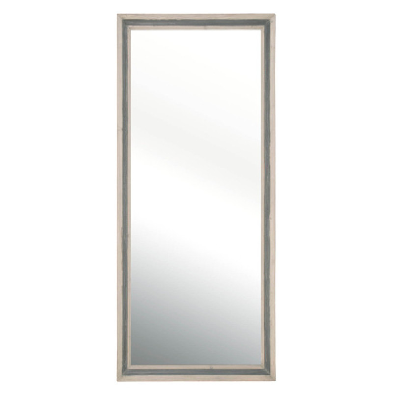 Essentials For Living 8066.CRM/GRY-PNE Bella Antique Caden Mirror