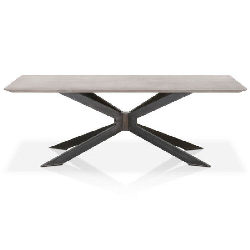 Essentials For Living 4630.BLK/AGRY District Industry Rectangle Dining Table