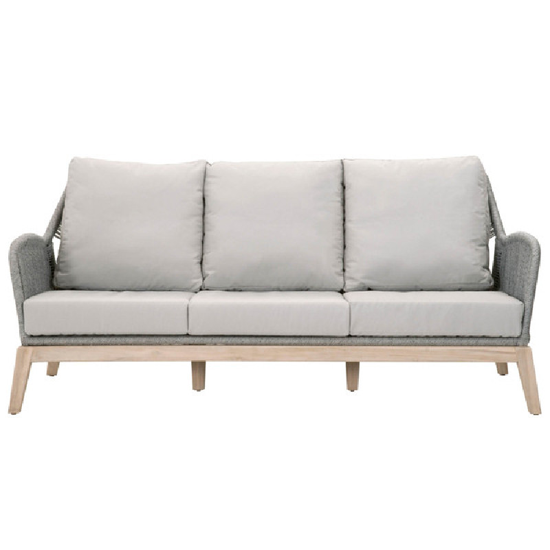Essentials For Living 6817-3.PLA/SG/GT Woven Loom Outdoor 79 inch Sofa