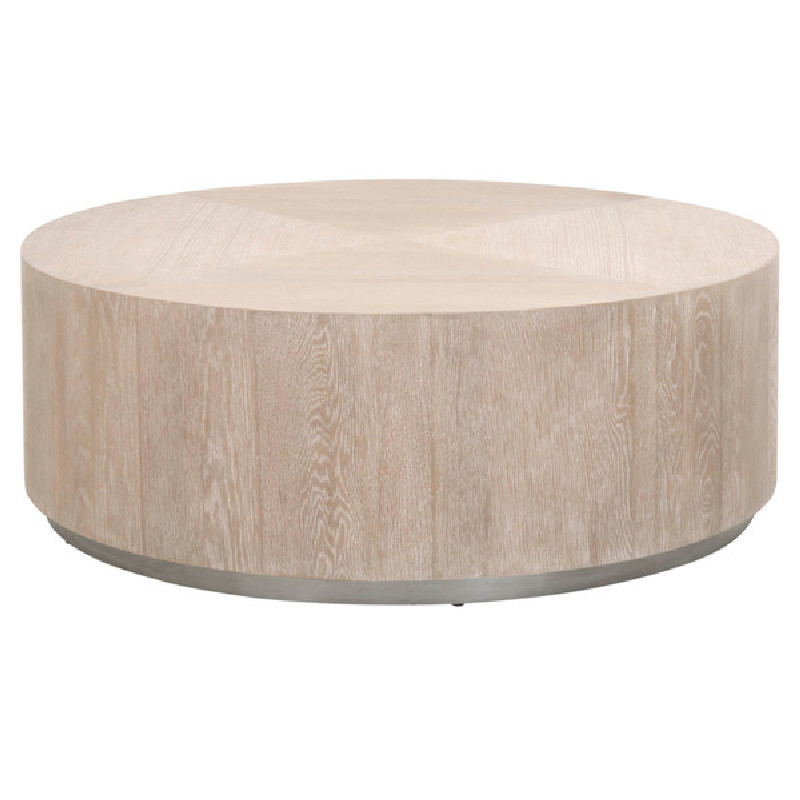Essentials For Living 4608-L.NGO/SLV District Roto Large Coffee Table