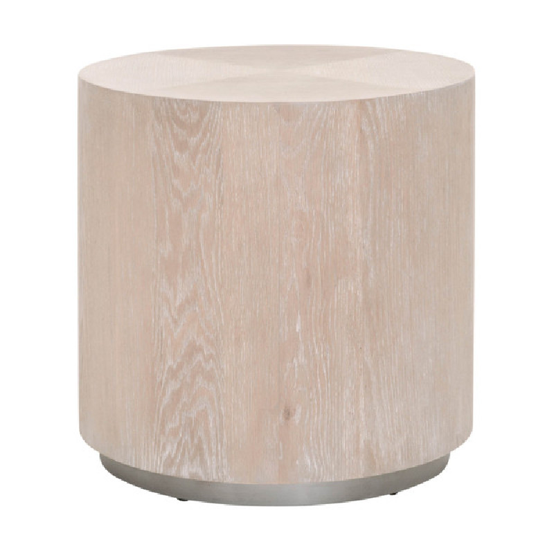 Essentials For Living 4609-L.NGO/SLV District Roto Large End Table