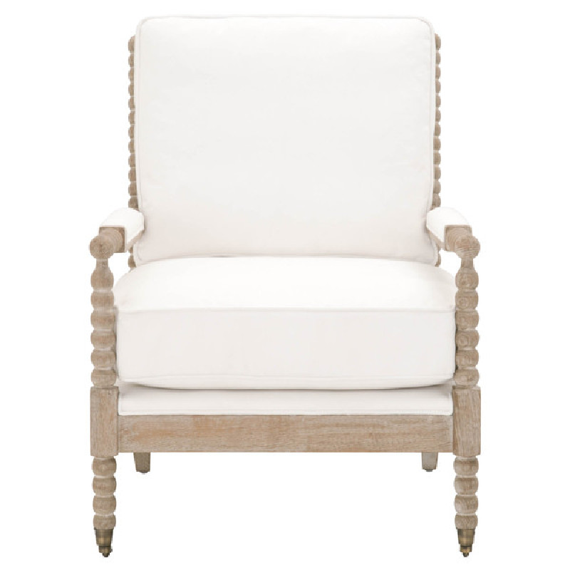 Essentials For Living 6648.LPPRL/NG Stitch and Hand Rouleau Club Chair