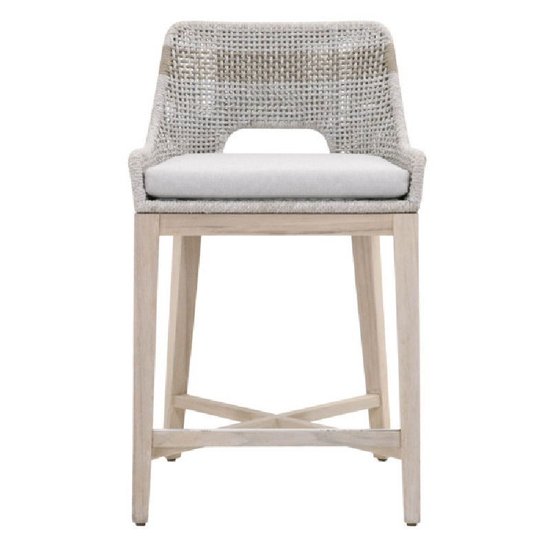 Essentials For Living 6850CS.WTA/PUM/GT Woven Tapestry Outdoor Counter Stool
