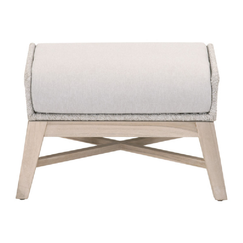 Essentials For Living 6851FS.WTA/PUM/GT Woven Tapestry Outdoor Footstool