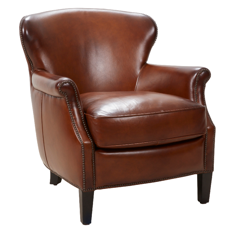 Fairfield F490-01 Leather Reserve Oxford Lounge Chair