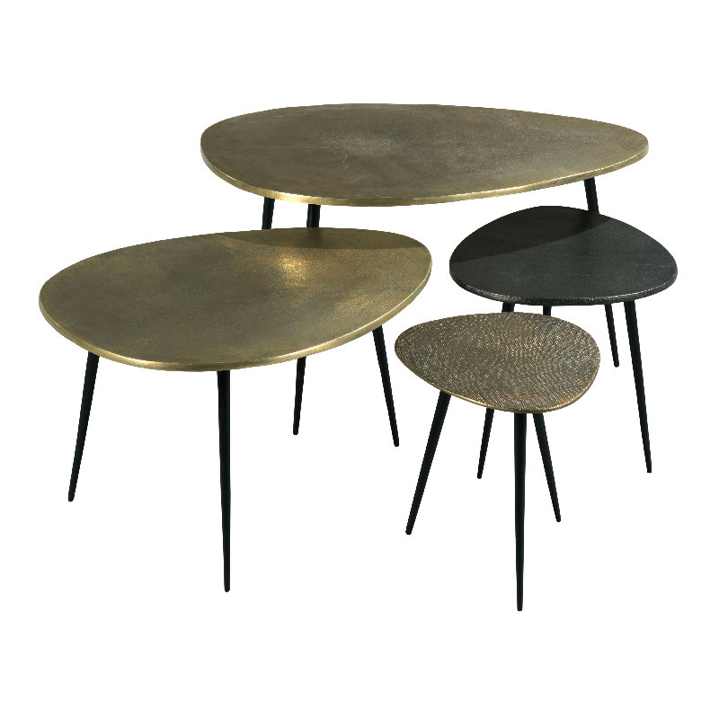 Fairfield 8147-12 Soulful Textures Nesting Cocktail Table