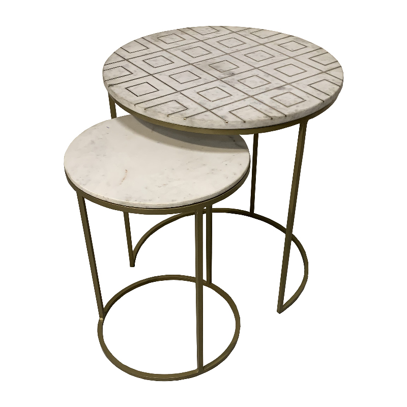 Fairfield 8147-49 Soulful Textures Nesting End Table
