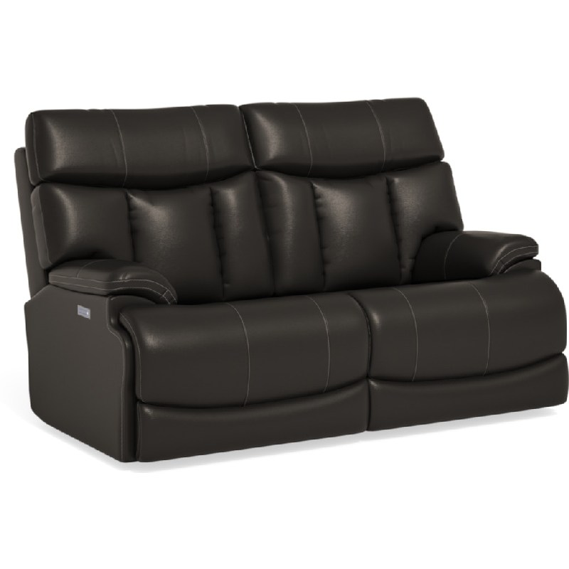 Flexsteel 1594-60PH Clive Power Reclining Loveseat with Power Headrests and Lumbar