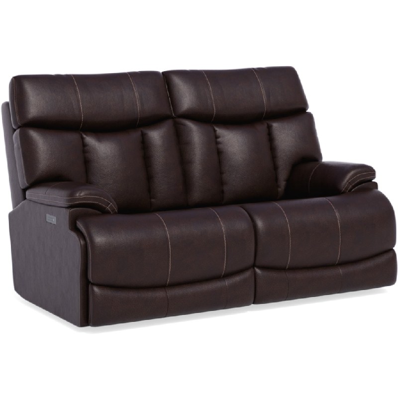 Flexsteel 1595-60PH Clive Power Reclining Loveseat with Power Headrests and Lumbar