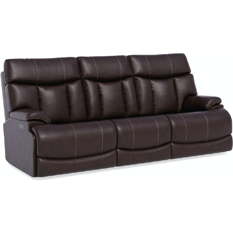 Flexsteel 1595-62PH Clive Power Reclining Sofa with Power Headrests and Lumbar