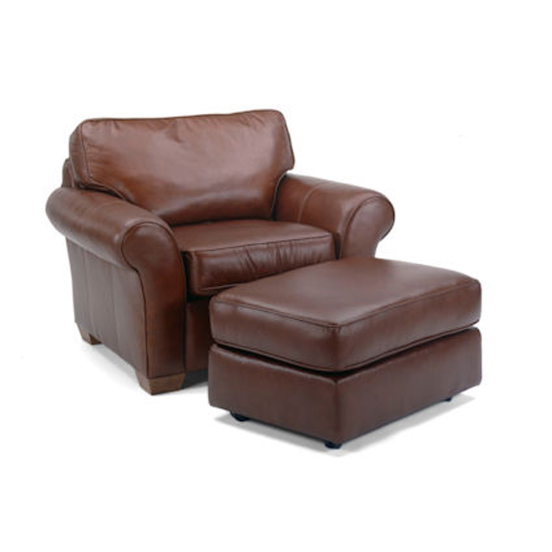 Flexsteel 3305-10-08 Vail Chair and Ottoman