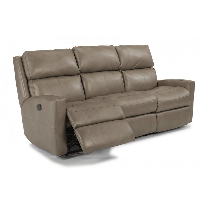 Flexsteel 3900-62 Catalina Leather Reclining Sofa