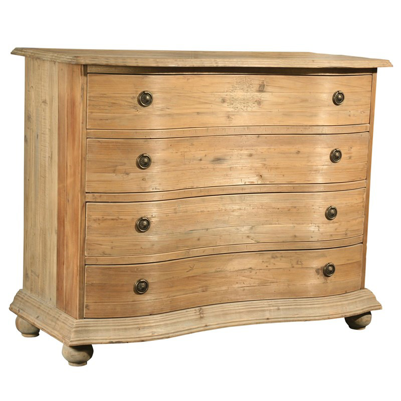 Furniture Classics 84218  Pine Bowfront Chest
