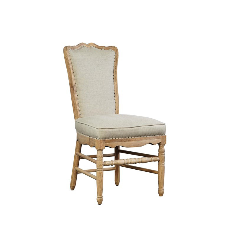 Furniture Classics 71505-1 French Side Chair with Fabric Back