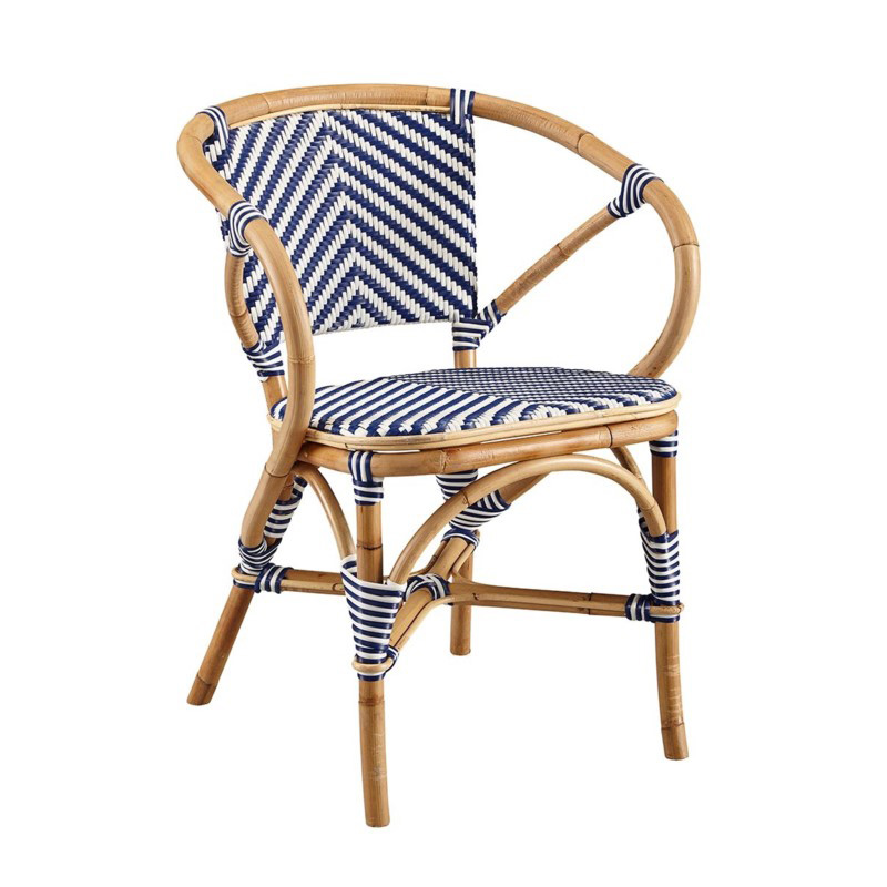 Furniture Classics 18-10-BL Pearl Bistro Chair Blue