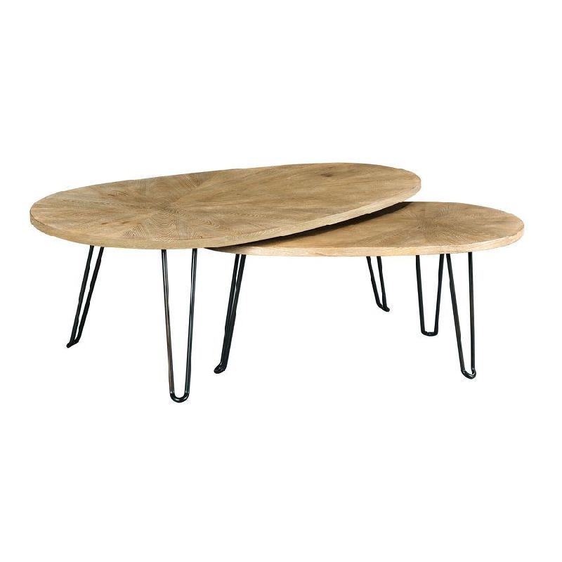 Hammary 834-913 Oblique Bunching Cocktail Table
