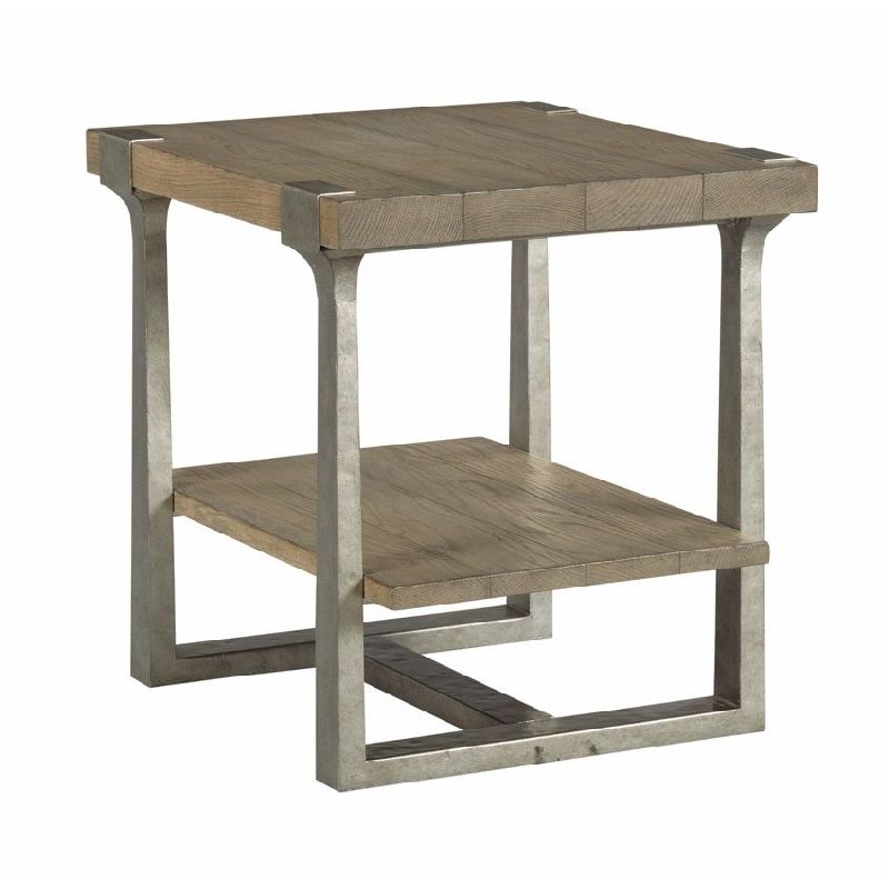 Hammary 054-915 Timber Forge Rectangular End Table