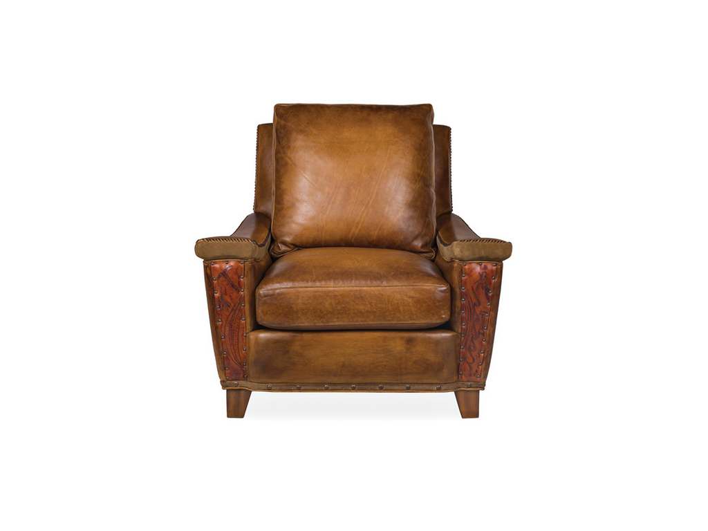 Hancock and Moore 6339-1-V Nordic Leather Chair with Viking Arms