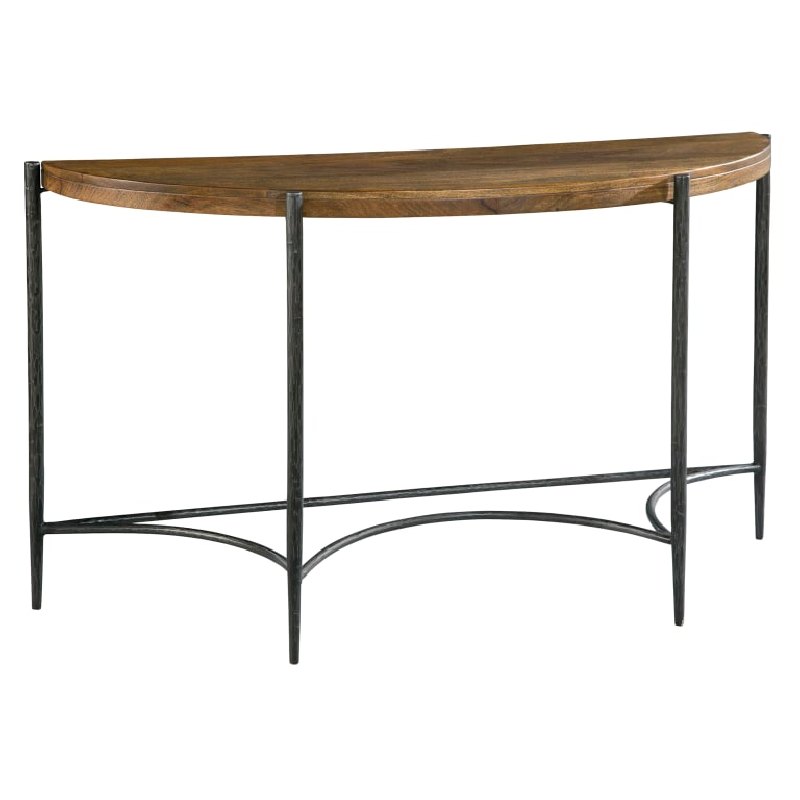 Hekman 2-3715 Bedford Park Metal and Wood Demilune Table