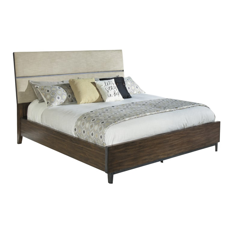 Hekman 24367 Monterey Point Queen Upholstered Planked Panel Bed