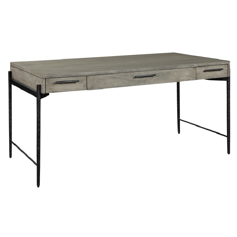 Hekman 24940 Bedford Park Gray Desk with Forged Legs