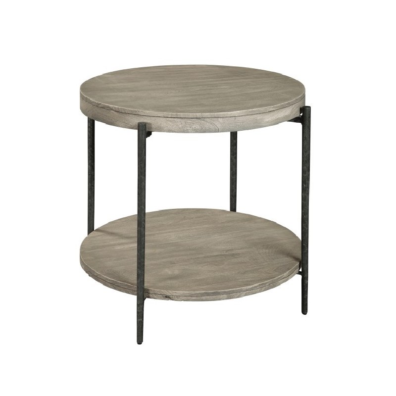 Hekman 24904 Bedford Park Gray Round Side Table