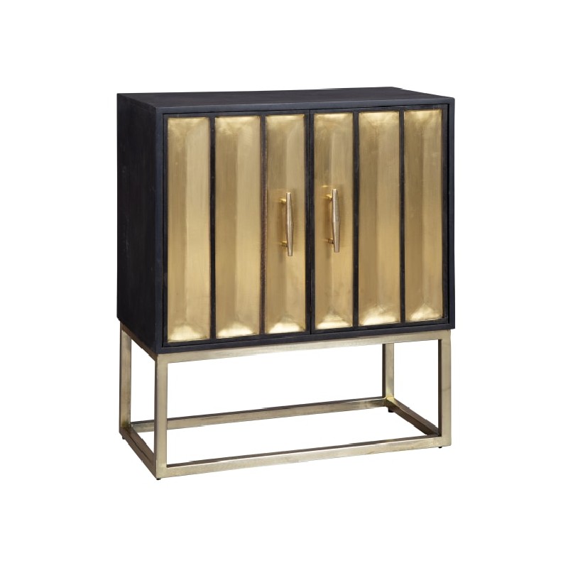 Hekman 28300  Brass Door Cabinet